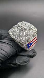 Anillo de Plata de Ley 925 con Incrustaciones de Diamantes Moissanite VVS, Diseño Personalizado con Letras, Estilo Hip Hop, para Unisex - Product Image 6