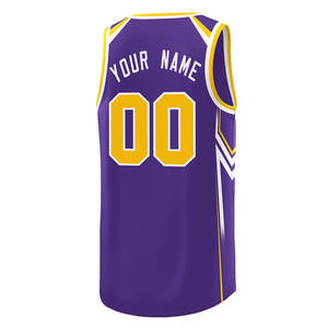 Camiseta de baloncesto para hombre de alta calidad, transpirable y popular, venta al por mayor, diseño cosido bordado de todo el equipo - Product Image 3