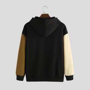 เสื้อฮู้ดดี้แบบคัลเลอร์บล็อก พร้อมบริการปักโลโก้  ออกแบบโลโก้ตามสั่ง เสื้อฮู้ดดี้แบบคัลเลอร์บล็อกสำหรับผู้ชาย - Product Image 2