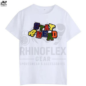 Camisetas de Moda para Adultos, Nueva Colección, Bordado Personalizado, Transpirables, Resistentes, Estilo Ringer, Tejido de 220 Gramos, Gran Venta - Product Image 5