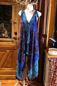 OEM Casual bohemio largo Hippie monos nuevo diseño verano moda rayón Boho mono Harem pantalones mujeres bohemio mono - Product Image 2