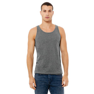 Airlume-Camiseta sin mangas de algodón para hombre y mujer, Camiseta de algodón peinado y anillo de 100% oz, color gris, con costura lateral, 4,2 - Product Image 1