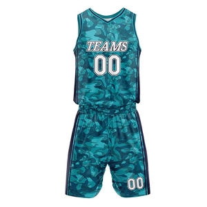 Ropa deportiva con estampado de logotipo personalizado, uniformes de baloncesto, material de poliéster 2025, uniforme de baloncesto en diferentes colores, OEM - Product Image 2
