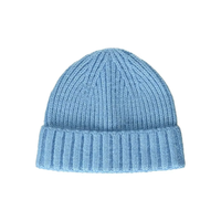 Gorro de Punto Liso a la Moda, Gorro de Invierno de Lana Gruesa y Cálida para Deportes al Aire Libre, Gorro con Logotipo Personalizado, Gorro Bordado Jacquard