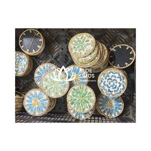 Posavasos de ratán de alta calidad con incrustaciones hecho en Vietnam producto más vendido con nuevo producto caliente 2024 - Product Image 2