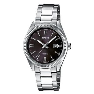 RELOJ de Lujo para Mujer, Colección LTP 1302PD 1A1VEG, Plateado y Negro, Movimiento de Cuarzo, Resistente al Agua - Product Image 1