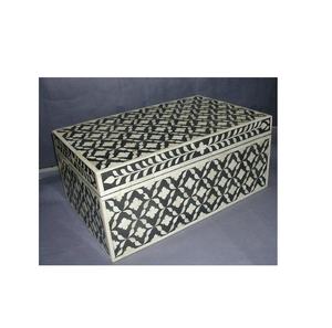 <b>MDF</b> Bone Inlay <b>Box</b> and Pattern Serving Jewellery <b>Box</b> for Used Export Sell and Handmade Polished - Product Image 1