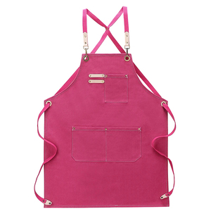 Lienzo Cruz Correa trasera Café Delantal Personalización Delantal para hombres Mujeres - Product Image 6