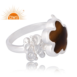 Anillo de piedras preciosas amarillas de ojo de tigre Natural de Plata de Ley 925 más vendido, joyería personalizada para mujer, regalo para ella - Product Image 4