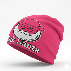 Gorro Reversible Unisex a Rayas, 100% Acrílico, Cálido, Tejido, Transpirable, Impermeable, Jacquard 100% Acrílico 2026 - Product Image 2