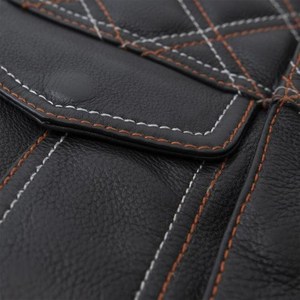 Chaleco de cuero ligero y transpirable de alta calidad para hombre, estampado de logotipo personalizado, estilo Formal, ropa exterior de invierno, lona caliente - Product Image 5