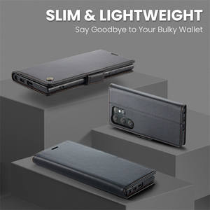 Étui portefeuille bloquant RFID pour Tecno Camon 40 Pro Pova <span class=keywords><strong>7</strong></span> porte-carte Ultra fermoir magnétique en cuir étui à rabat Etui pochettes - Product Image 5