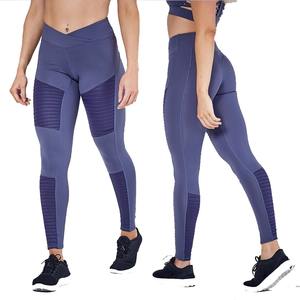 Leggings de sport élastiques à taille haute pour femmes avec poches Style décontracté contrôle du ventre entraînement course pantalons de Yoga - Product Image 4