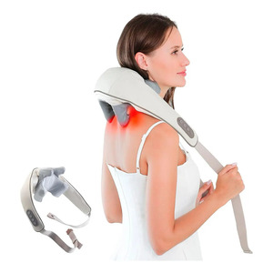 <b>Electric</b> Neck, <b>Back</b>, Shoulder, and Waist <b>Massager</b> with Heat - Assorted Colors - Product Image 3