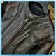Motorcycle Style <b>Vintage</b> Black Spring Canvas Leather Jacket Men Plus Size 4XL Natural Cowhide Slim Fit Short - Product Image 5