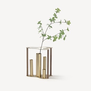 Design idéal pour la décoration intérieure Vase et vase à fleurs en or Fait à la main Personnalisé Meilleur décor d'intérieur et design fait à la main - Product Image 2