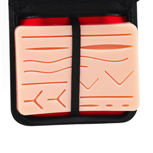 Kit de suture manuel en acier, kit de pratique de suture pour étudiants en médecine, formation chirurgicale, outils de suture, coussin de pratique de la peau, porte-aiguille - Product Image 3