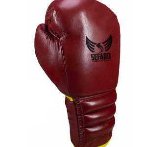 ถุงมือต่อยมวยแบบมืออาชีพถุงมือต่อยมวยแบบปรับได้ถุงมือฝึกต่อยมวย MMA เพื่อความปลอดภัยในการเล่นกีฬา - Product Image 5