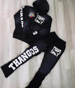 Ensemble de survêtement de sororité grecque Sweat à capuche et pantalon de jogging pour femme, tenue de streetwear décontractée avec impression de lettres audacieuses - Product Image 3