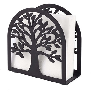 Distributeur de mouchoirs en papier pour table à manger moderne personnalisé organisateur fleur en fil métallique en fer forgé vente en gros d'emballage en carton en métal - Product Image 6