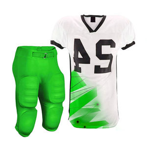 Vente en gros d'uniformes de football américain OEM personnalisés sublimation fournisseur d'usine vêtements d'équipe vêtements de sport respirants tissu doux à séchage rapide - Product Image 3