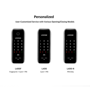 Evernet l400n thông minh Lỗ mộng khóa với mật khẩu Pin cho cửa thép an ninh nhà sản xuất tại Hàn Quốc - Product Image 4