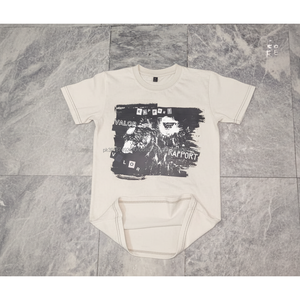 T-shirts Streetwear délavés à l'acide avec logo frontal en polyester/coton pour adultes – Respirants, légers, coupe ample, manches courtes, décontractés, été - Product Image 3