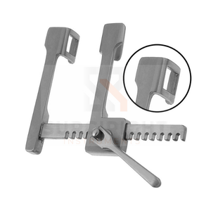 เครื่องมือผ่าตัดแบบแมนนวล Finochietto Rib Spreader Retractor สำหรับการผ่าตัดหน้าอก  ผลิตจากเหล็กกล้าที่ปรับแต่งได้อย่างเต็มที่  รุ่น SurgeiRight SR-200-blade ได้รับมาตรฐาน CE - Product Image 1