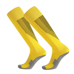 Calcetines de equipo para hombre, calcetines deportivos antideslizantes transpirables de LICRA/Nailon/algodón para fútbol, fútbol y ballet, OEM personalizables - Product Image 2