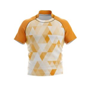 Maillot de rugby pour hommes de haute qualité tissu en maille à séchage rapide et respirant coupe rétro vêtements de football vintage - Product Image 2