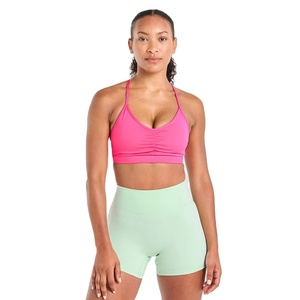 Sujetador Deportivo Rosa de Alta Calidad para Mujer, Sujetador Deportivo Sin Costuras para Yoga, Gimnasio, Entrenamiento, Ropa Deportiva Transpirable y Cómoda - Product Image 1