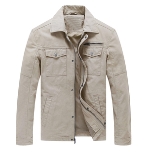 OEM Customized Service Cotton Fabric Breathable Long Sleeves <b>Canvas</b> Men's <b>Jackets</b> Man <b>Jackets</b> <b>Jacket</b> for man - Product Image 1