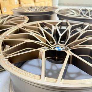 ล้อแม็กซ์ X6 OEM M Sport ชุด 4 วง 5 รู 112 พร้อมยาง สภาพใหม่ สีเงิน/โครเมียม/บรอนซ์/เงา วัสดุเหล็ก - Product Image 6