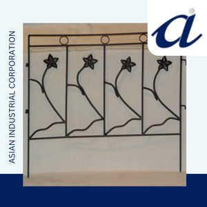 รั้วโลหะ2024พร้อมคุณภาพทนทานรั้วกลางแจ้งดีไซน์ไม่เหมือนใครโดยผู้ส่งออกอินเดีย - Product Image 3