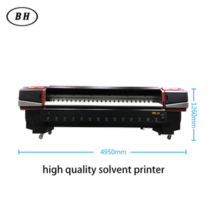 เครื่องพิมพ์อิงค์เจ็ท Xbh CJ4008 ขนาด 3200 มม. แบบ Eco Solvent สำหรับงานพิมพ์ดิจิทัลอุตสาหกรรม สำหรับงานพิมพ์ป้ายโฆษณาภายนอกอาคาร - Product Image 2