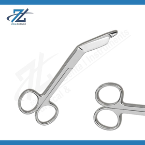 High Quality Manual Lister Bandage Scissors Angled Probe End 178mm Stainless Steel <b>Surgical</b> <b>Instruments</b> CE Certified Pakistan - Product Image 2