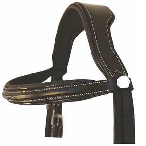 Bride en cuir de cheval de qualité supérieure en cuir véritable marron FABRICANT de bride de cheval de bonne qualité - Product Image 2