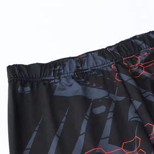 Pantalones de poliéster transpirable, mallas de tela elástica para hombre, pantalones para correr, mallas de compresión de secado rápido, pantalones para hombre - Product Image 5