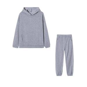 Ensemble de survêtement pour homme de haute qualité personnalisé, lavage à l'acide, streetwear, imprimé, sweat-shirt à capuche court et pantalon de survêtement pour couple - Product Image 4