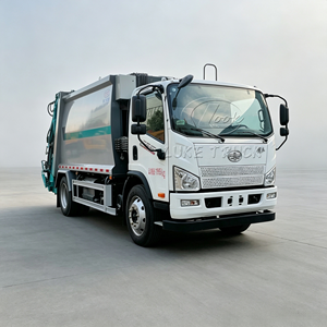 Nouveau camion compacteuse de déchets FAW Jiefang 12 m³ robuste, norme d'émission Euro en option, conduite à gauche et à droite, Waste Compacto - Product Image 1