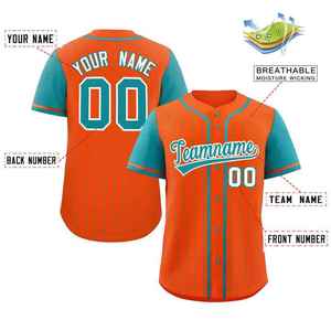Maillots de baseball et de softball pour hommes de haute qualité, personnalisés, imprimés numériquement, en maille de polyester respirante, à séchage rapide, col en V, athlétique - Product Image 2