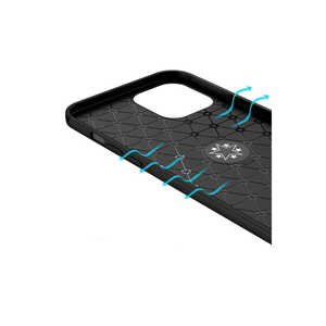 Coque en silicone TPU Netzy Luxury Black & Rose Gold SAFA Ravel pour iPhone 12 Pro Max, protection arrière souple - Product Image 5