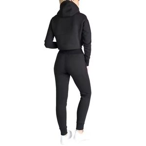 Conjunto de sudaderas recortadas para mujer, ropa de calle, gran oferta, hecho en alta calidad, conjunto de sudaderas recortadas para mujer - Product Image 5
