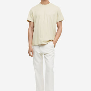 Chemise en tissu de coton polyester avec logo imprimable de marque propre personnalisée T-Shirt homme surdimensionné - Product Image 3