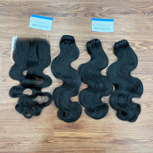 Meilleure vente de cheveux bruts cuticules alignées sans perte ni enchevêtrement Extensions de cheveux humains à vapeur Drop Shipping Factory Price - Product Image 3
