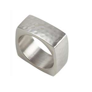 Servilletero con acabado metálico moderno, diseño contemporáneo, decorativo para el hogar, mesa de comedor, inauguración de la casa y regalo de boda - Product Image 4