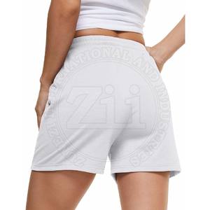 Shorts Casuales de Mujer de Alta Calidad, Transpirables y Ecológicos, con Cordón, Logotipo Personalizado, Color Sólido, Estilo Veraniego, Secado Rápido - Product Image 4