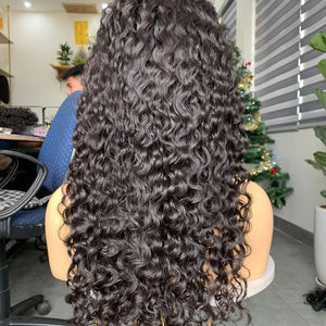 Eurasian Curly of Vietnamese hair 100%, ,100% Cheveux non traités en cheveux humains de Vietnamhairluxury - Product Image 1