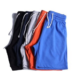 Shorts Bermuda en Coton Gris pour Homme, Couleur Unie, Taille à Cordon, Style Respirant, Taille Moyenne - Product Image 5