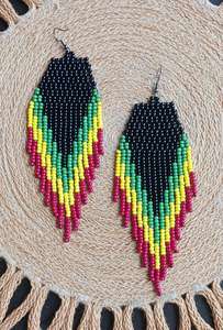 ต่างหูแฟชั่นแบบดั้งเดิมสีสันน้ำหนักเบามีสไตล์งานหัตถกรรม MD สำหรับงานปาร์ตี้และงานแต่งงาน-ของขวัญสุดพิเศษ - Product Image 2